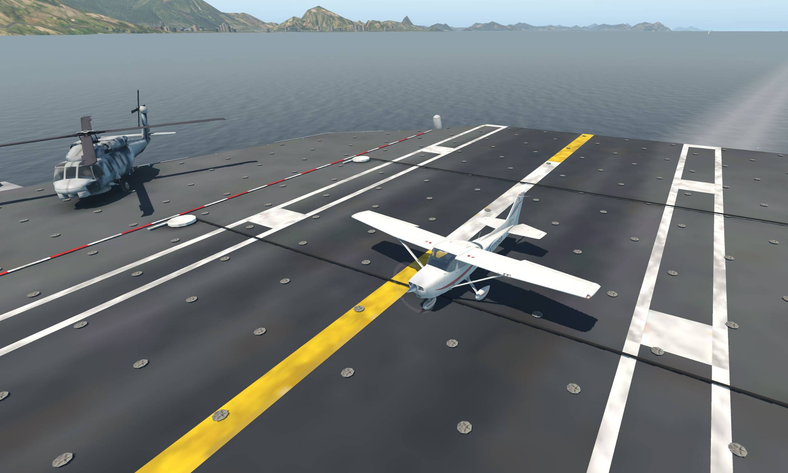 Cessner skyhawk vor Rio